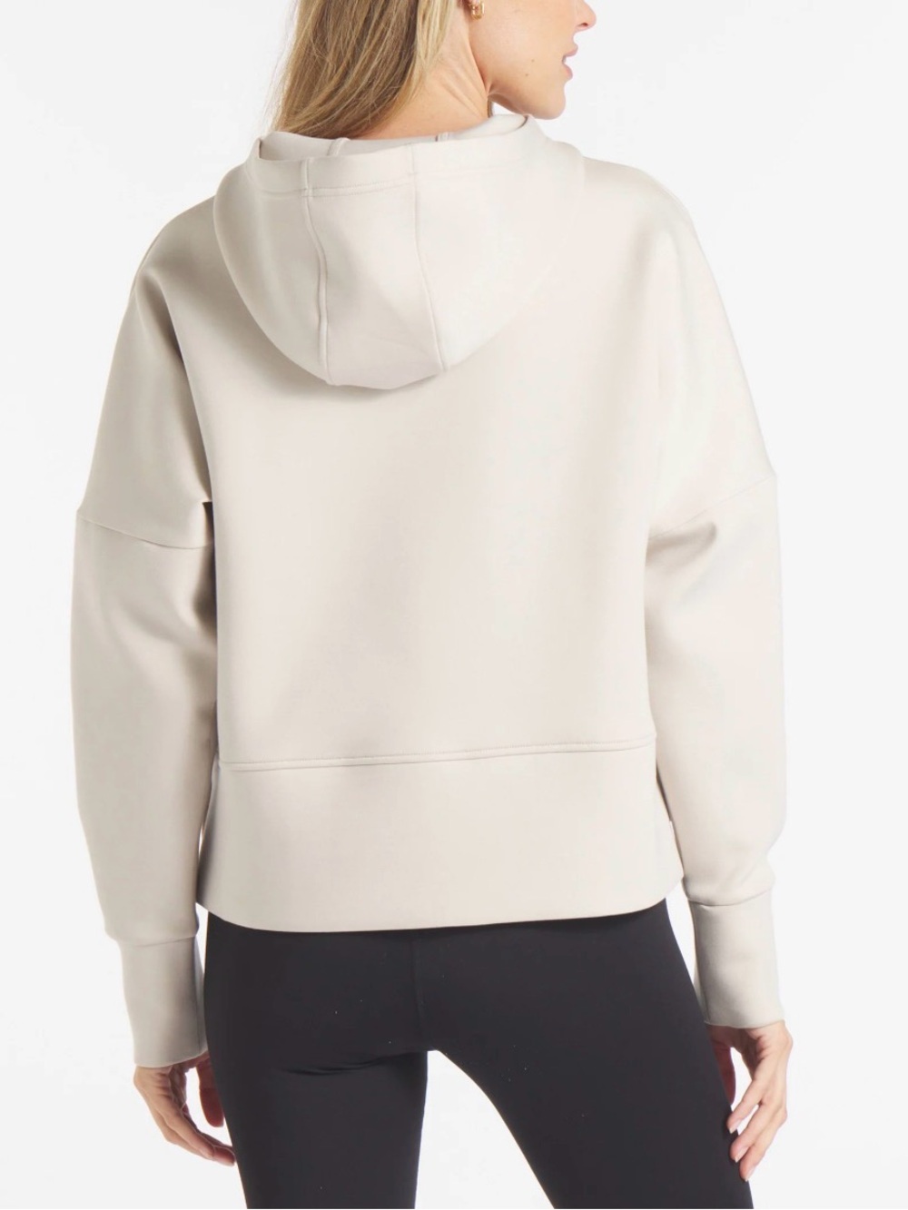 UNRL Women's Cream Hoodie Sweatshirt - Picture 2 of 5